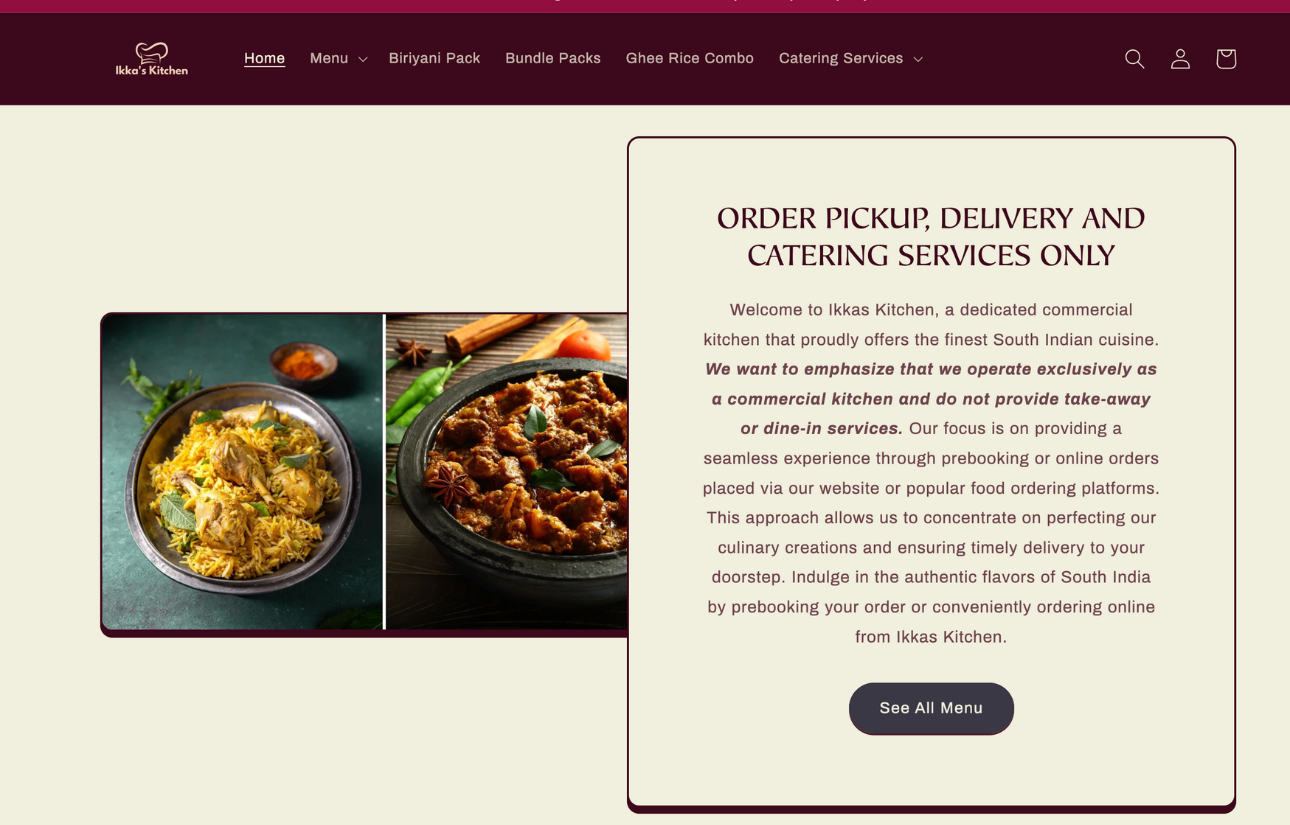 Restaurant Portfolio